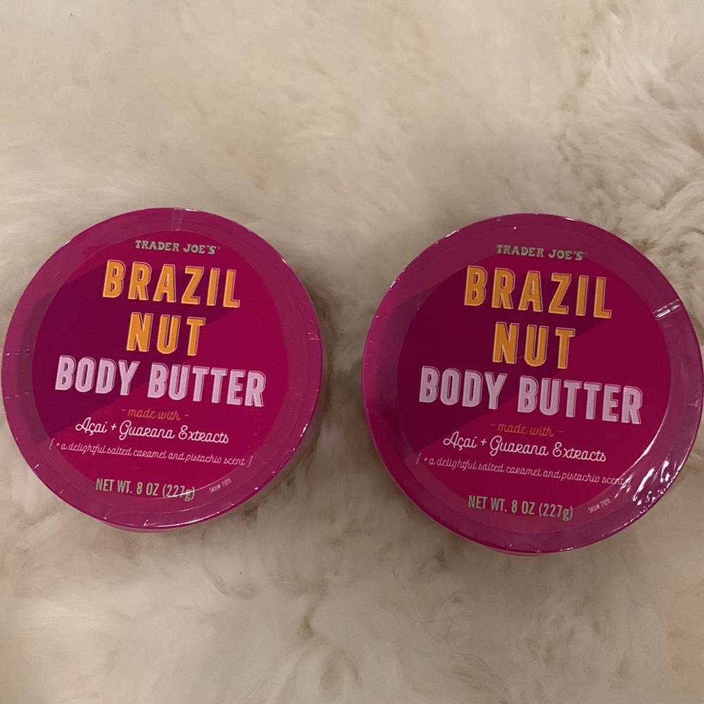 TWO Trader Joe’s Brazil Nut Body Butter (hard to find seasonal item)